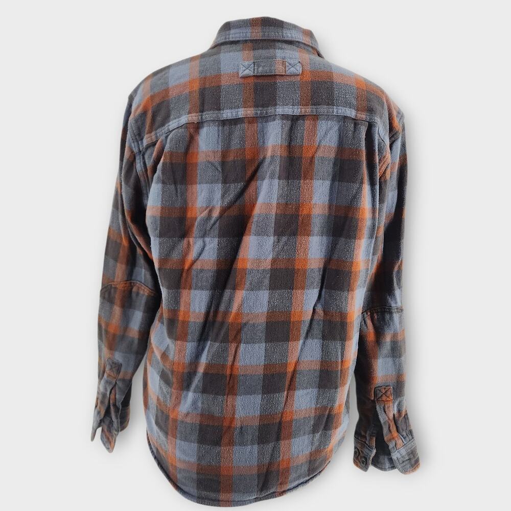 Woolrich Flannel Button Down Men's M Plaid Heavyweight Cabin Outdoors - Picture 4 of 7
